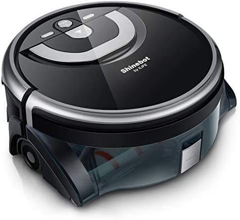 ILIFE Shinebot W400s Mopping Robot, Wet Scrubbing, Floor Washing Robot, XL Water Tank, Zig-Zag Path, Suitable for Hard Floor only.